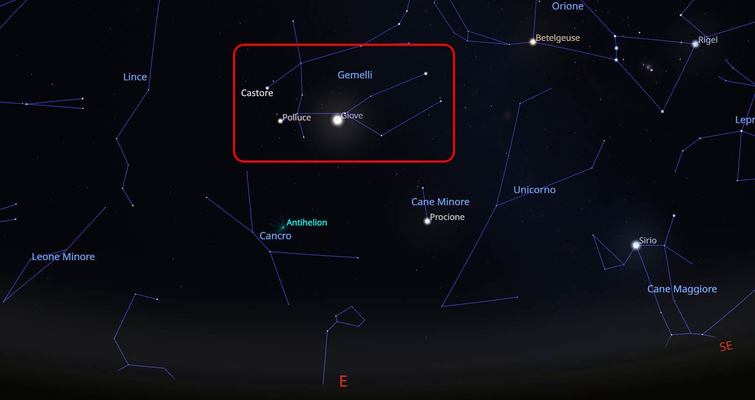 Opposition de Jupiter 10 janvier 2026