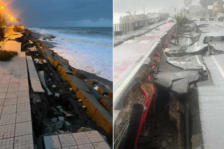 Le cyclone Harry a dévasté routes, côtes et habitations : les images de la catastrophe annoncée qui va coûter cher au Sud