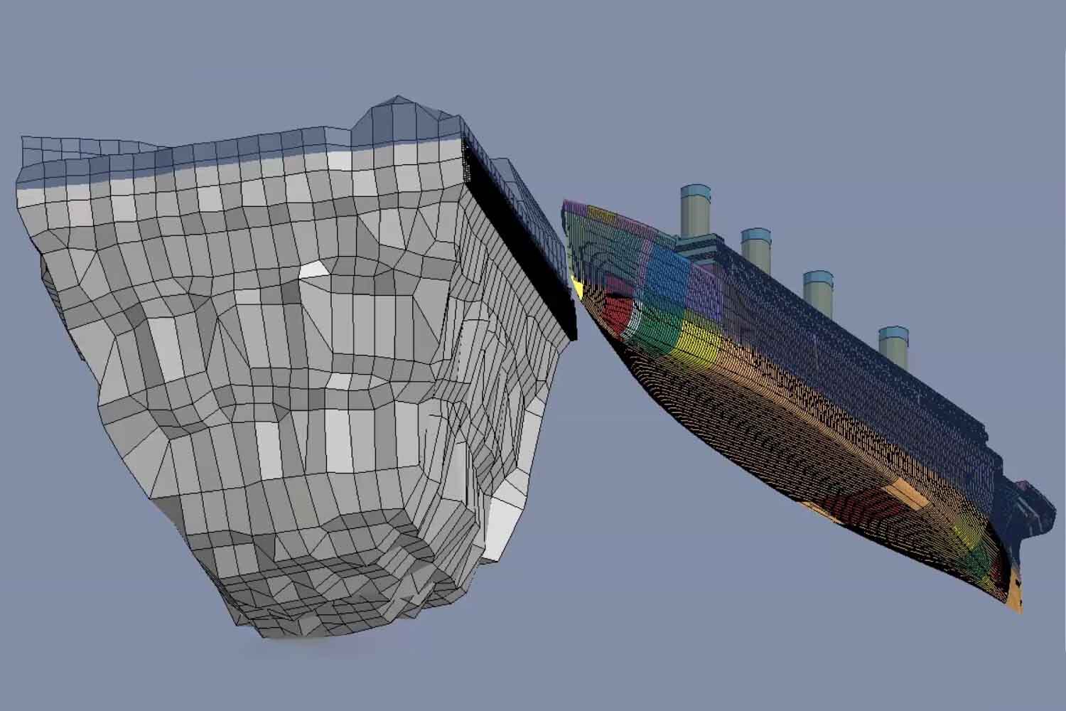 Reconstitution 3D du Titanic