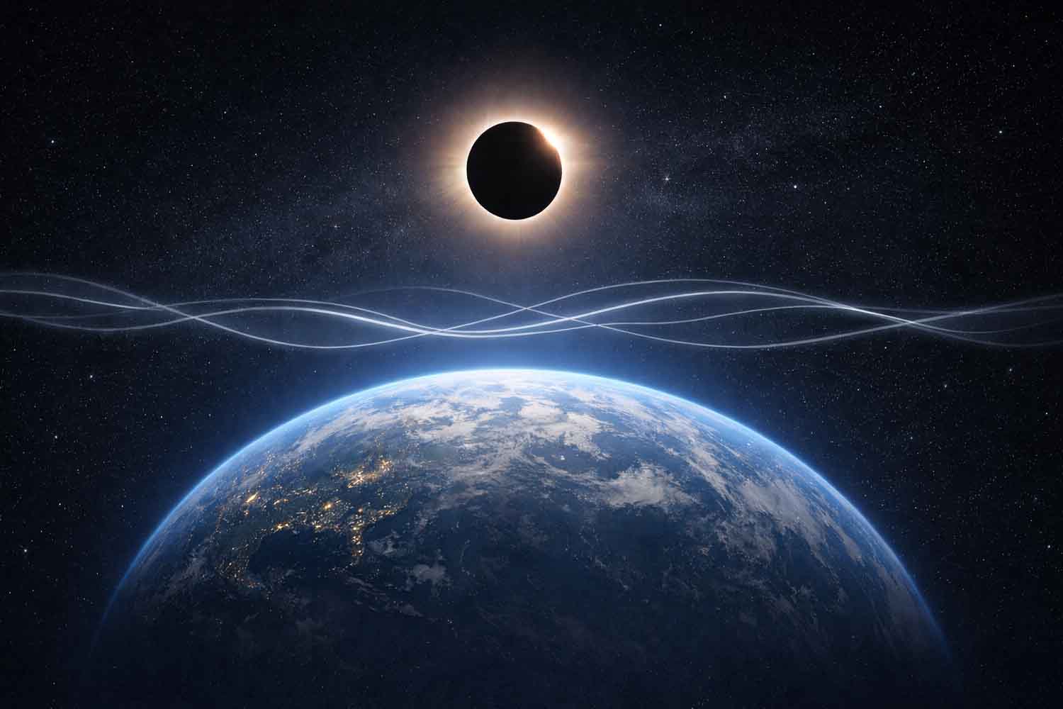 terra eclissi e gravità