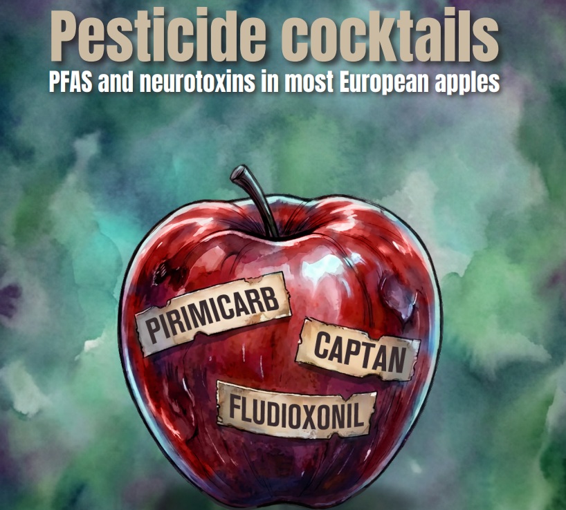 ratio PAN de pesticides pour pommes