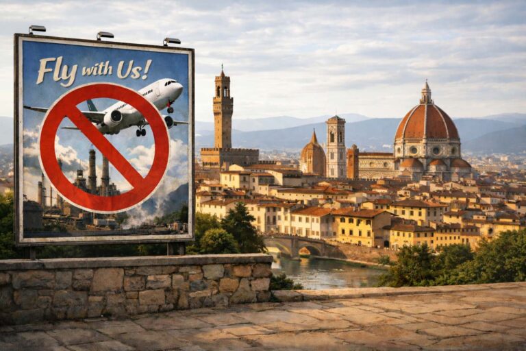 Florence comme Amsterdam: elle est la première ville italienne à dire non à la publicité sur les combustibles fossiles, motion historique approuvée