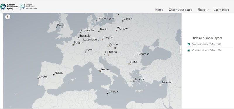 carte des pollutions 