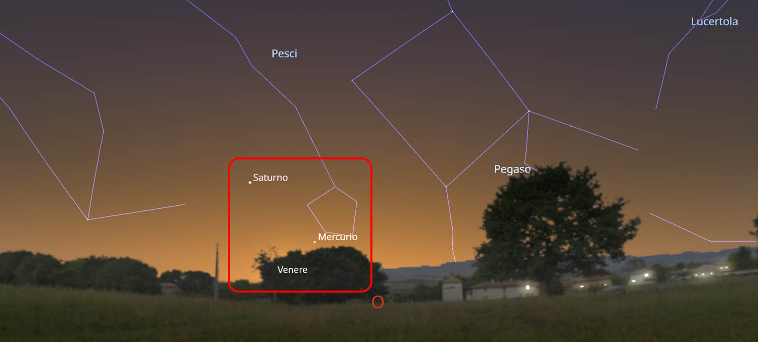 trio céleste février 2026