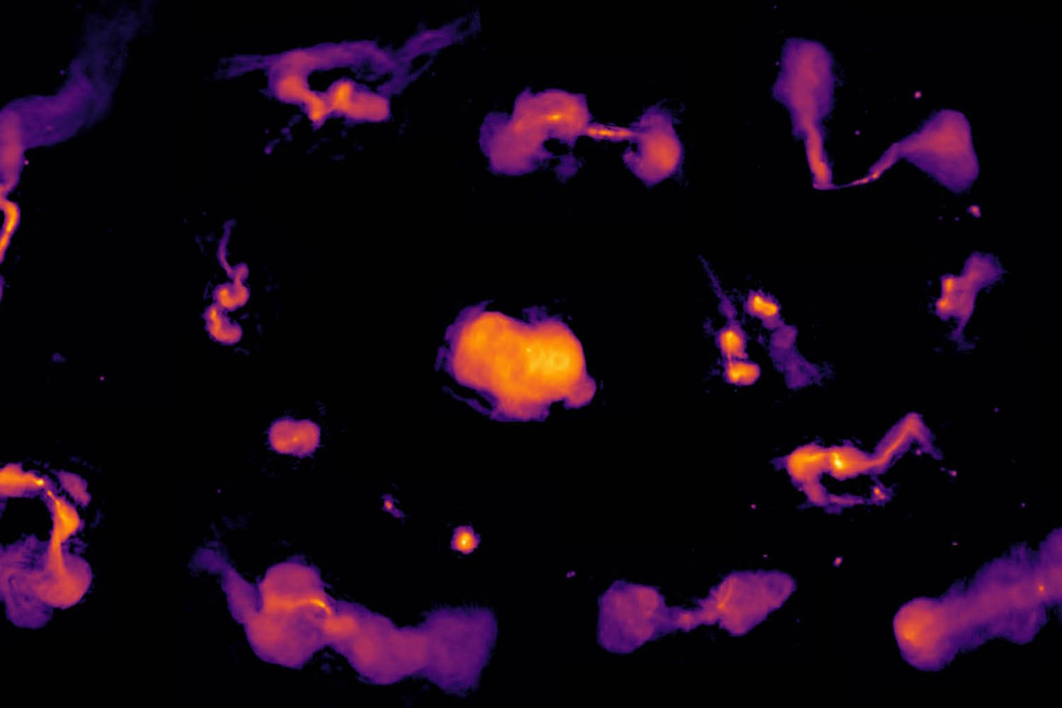 mappa radio cielo telescopio lofar