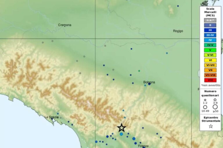 Séisme de magnitude 4,1 dans la province de Pistoia : la terre continue de trembler en Toscane
