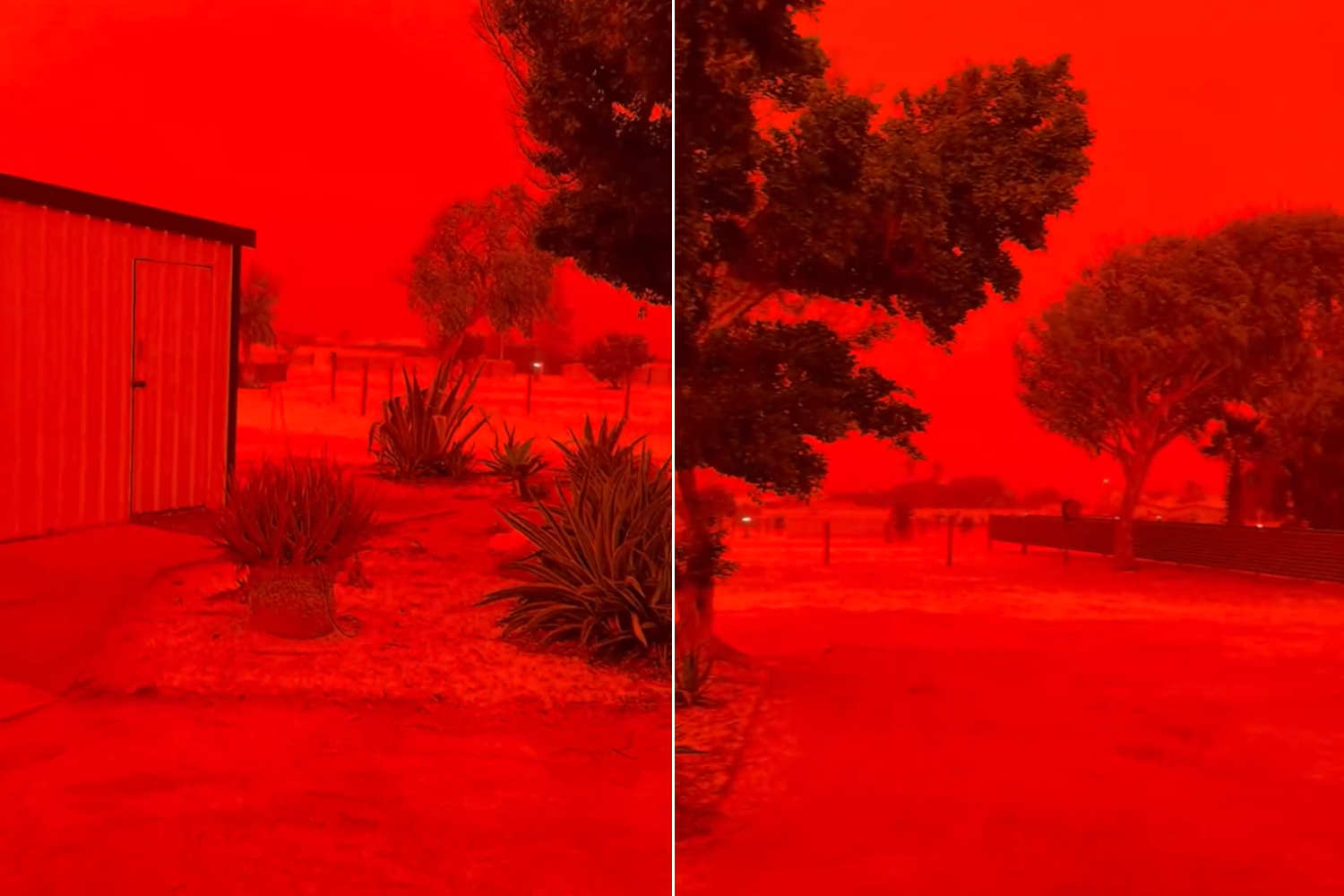 Cielo rosso