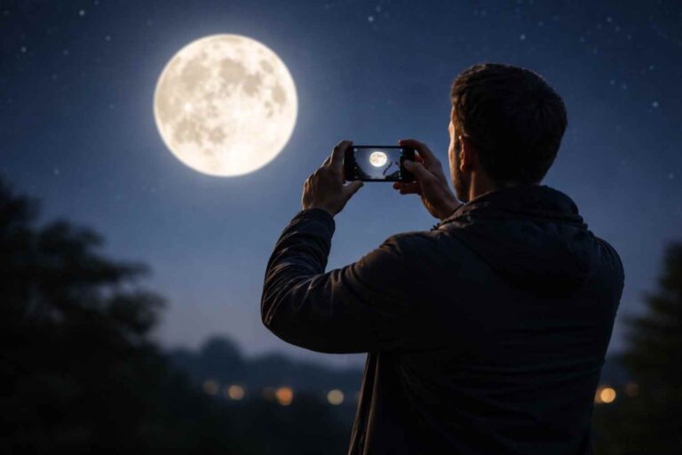 Comment photographier la Lune avec son téléphone portable : le guide pour commencer