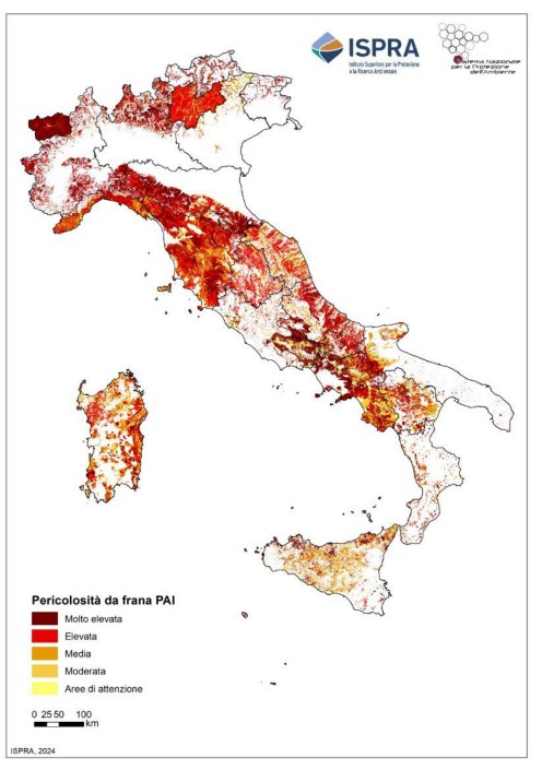 déclenche des glissements de terrain