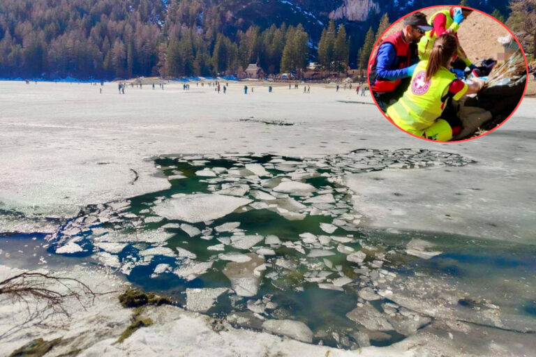 Quasi-tragédie au lac de Braies : la glace cède, 5 personnes se retrouvent dans l'eau glaciale (et les experts tirent la sonnette d'alarme)