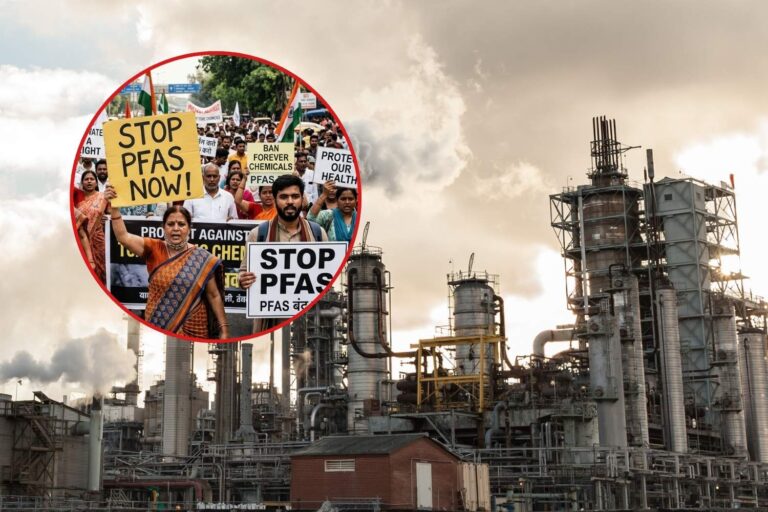 « Fermez l'usine à poison » : en Inde, des milliers de personnes manifestent contre les PFAS (produits par l'ancienne usine de Miteni)