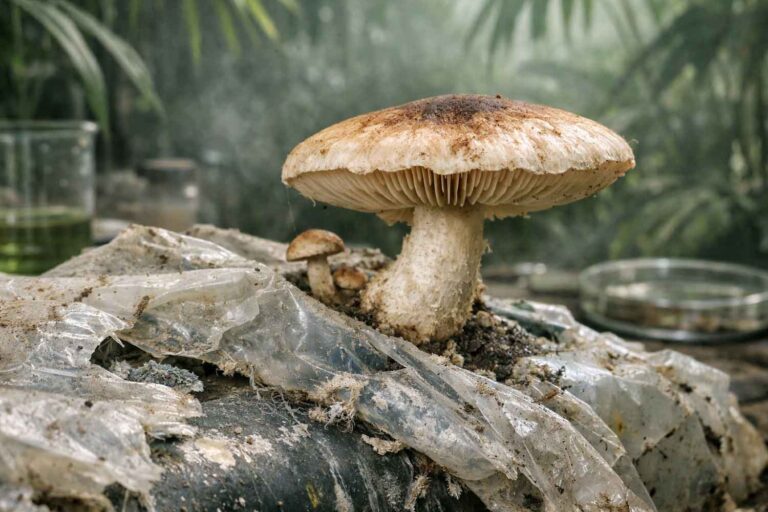 Le champignon découvert en Amazonie qui peut « manger » du plastique en laboratoire