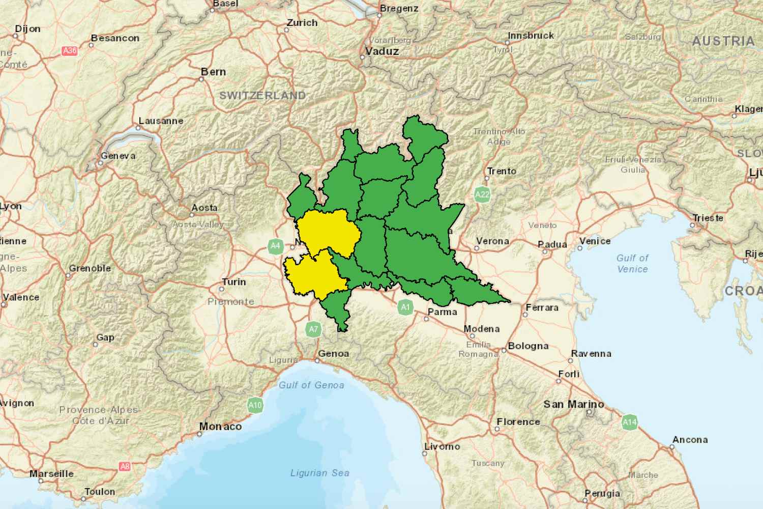 allerta meteo milano