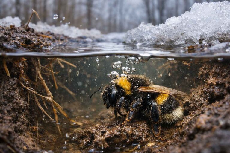 Le « super pouvoir » des reines des bourdons révélé : elles peuvent survivre sous l'eau pendant plus d'une semaine, voici comment