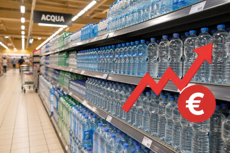 Eau en bouteille de plus en plus chère : est-ce vraiment la faute à la crise au Moyen-Orient ? Le rapport Antitrust est déclenché