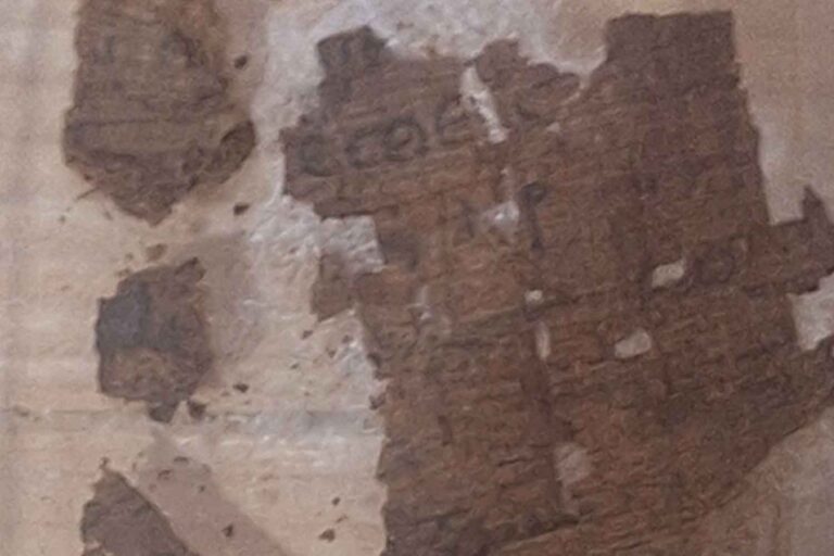 Egypte, un fragment de l'Iliade d'Homère trouvé à l'intérieur d'une momie romaine