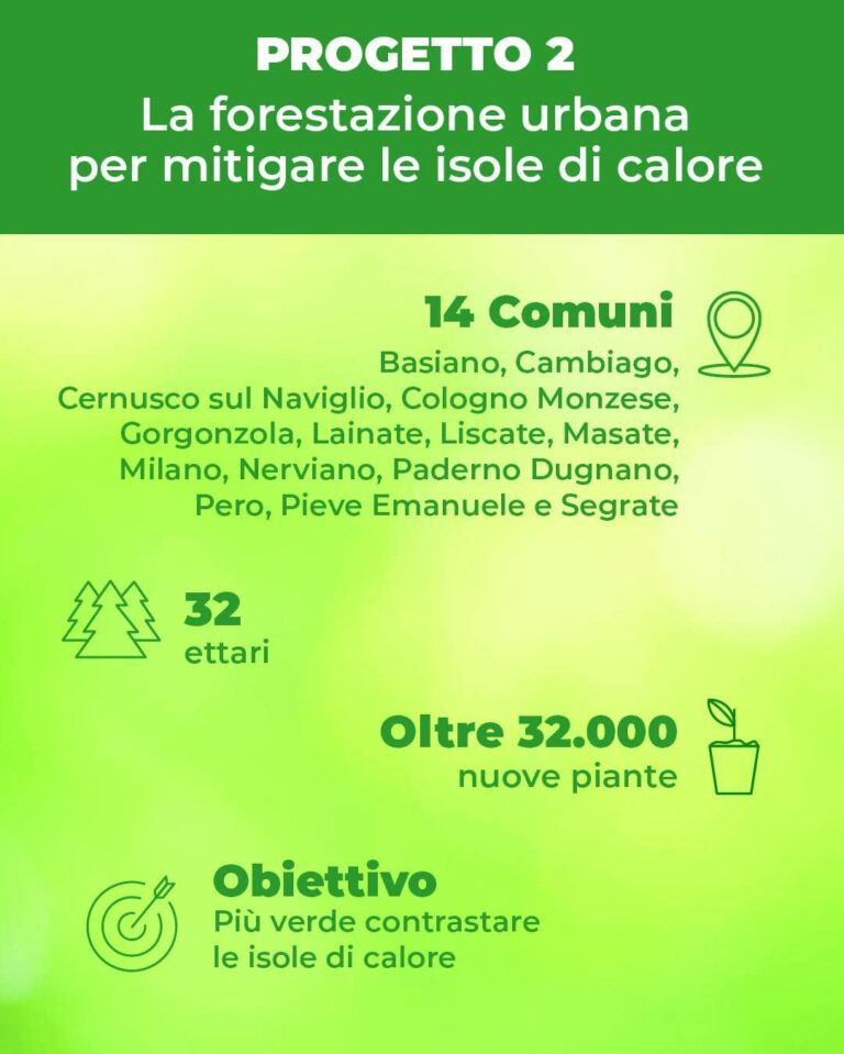 2200 nouveaux arbres contre les îlots de chaleur : début de la plantation dans la ville métropolitaine de Milan