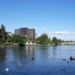 Le lac Eur deviendra propice à la baignade : il accueillera des compétitions de natation et de plongée (grâce à un important projet de réhabilitation)