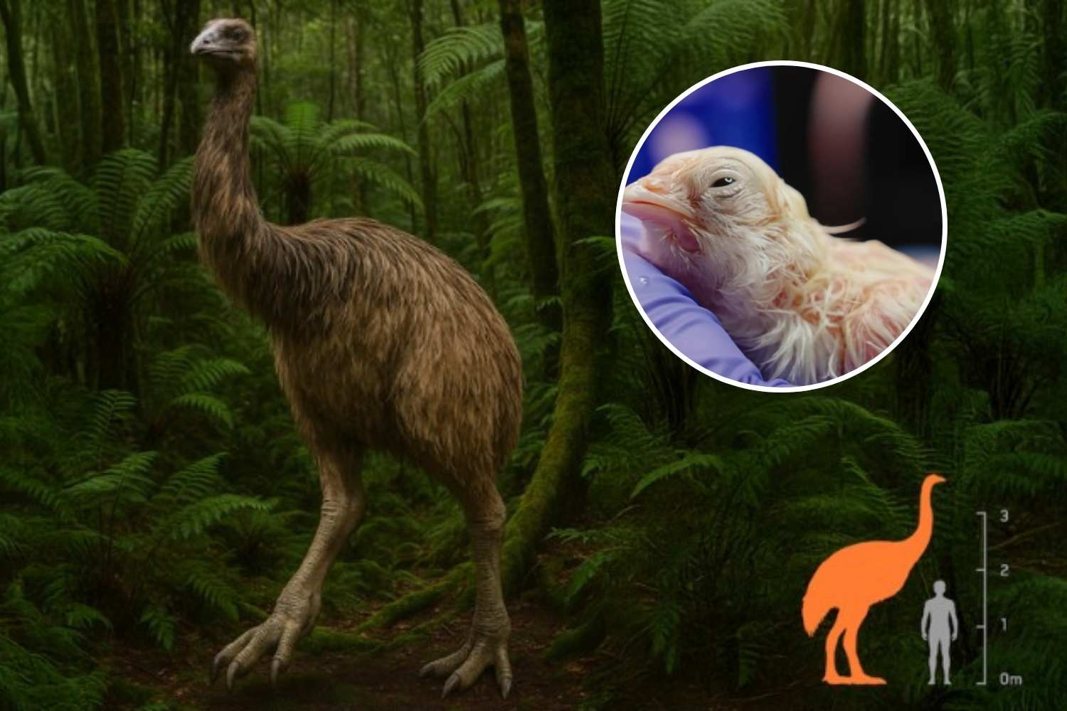 La nouvelle folie de la désextinction : redonner vie au moa géant disparu depuis 600 ans (grâce à un œuf artificiel)