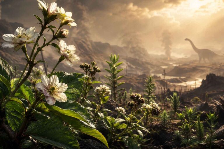 Comment les plantes à fleurs ont-elles survécu à l’astéroïde qui a anéanti les dinosaures ? Maintenant, le secret génétique a été révélé