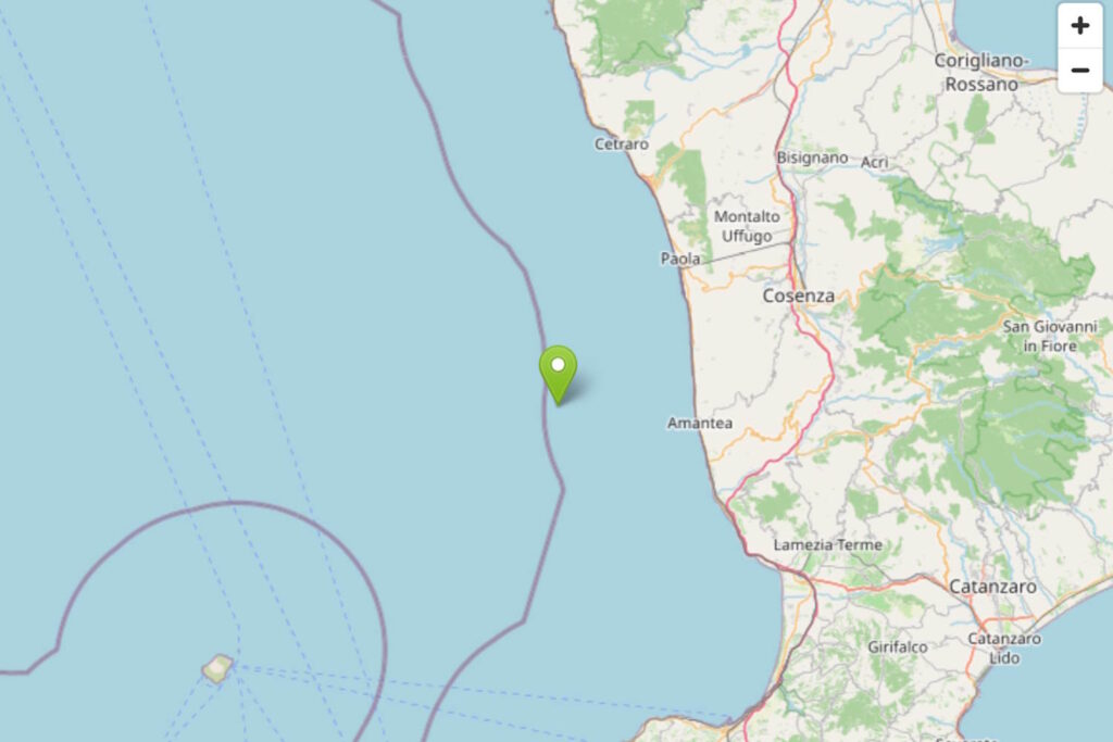 terremoto calabria 2 giugno 2026