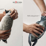 La puissante campagne d'Unplastic India nous jette à la face les effets de la production de plastique sur les animaux.