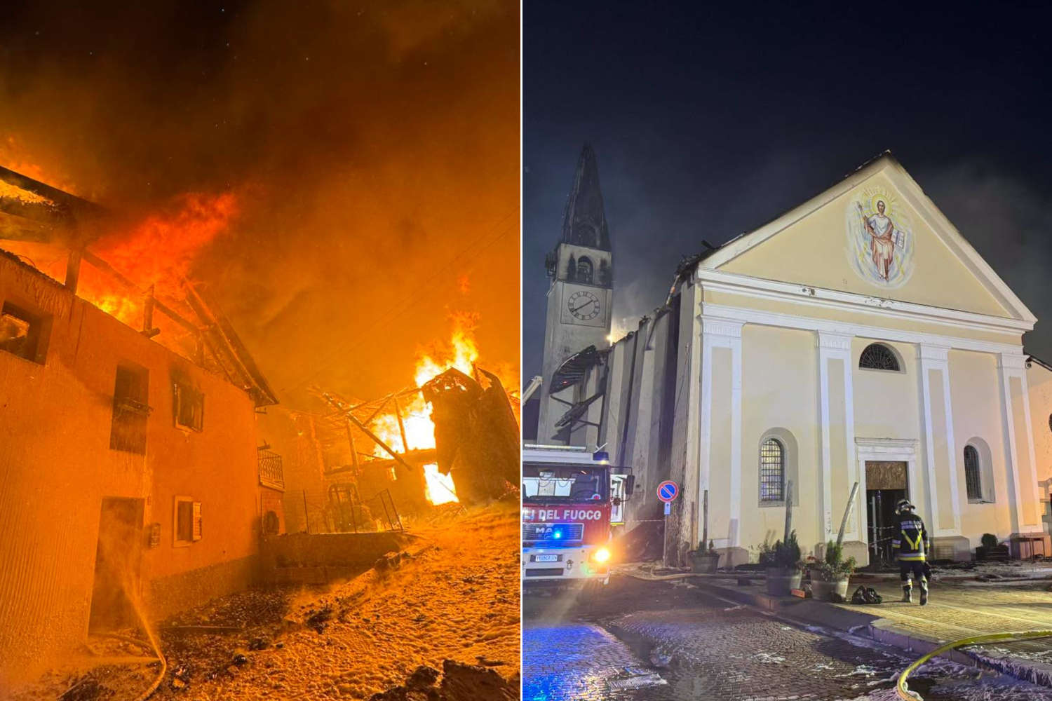 Incendio Val di Sole