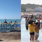 Dix mille personnes forment une chaîne humaine de 3 km pour sauver l'une des plus belles plages de Majorque du tourisme de masse