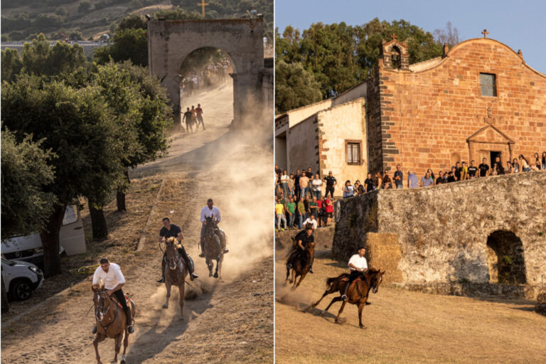 Chevaux dévalant une pente au milieu d'une foule assourdissante et de coups de feu : tempête pour la tradition sarde séculaire de l'Ardia di Sedilo