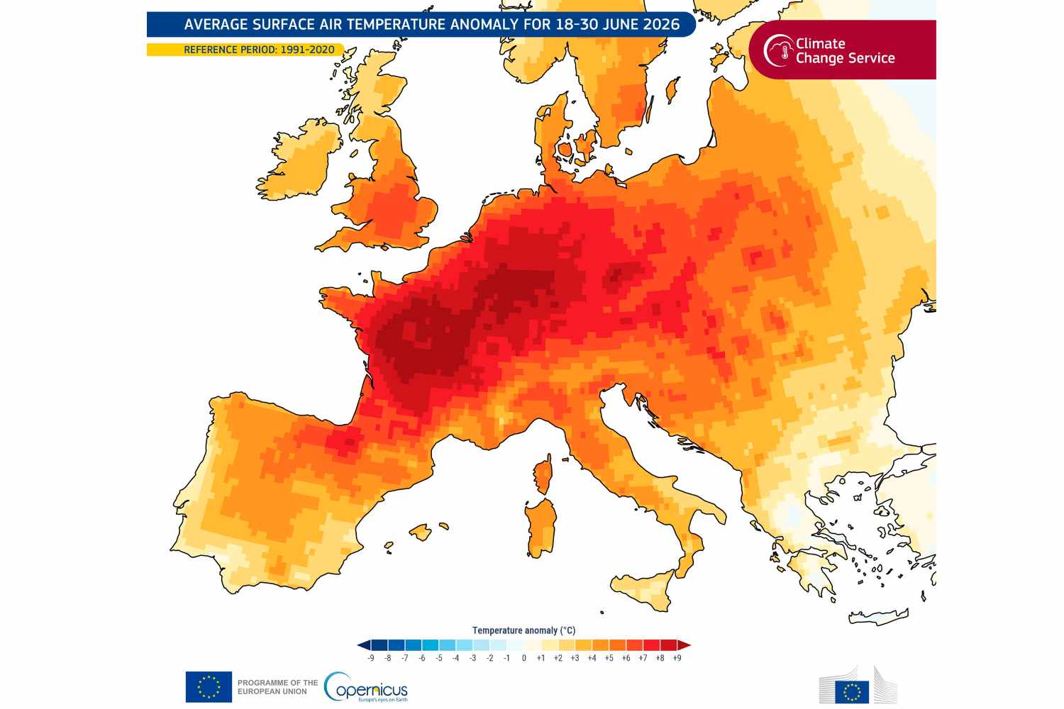Non, il n’a jamais fait aussi chaud en Europe occidentale : juin 2026 a battu un record qu’on ne peut ignorer