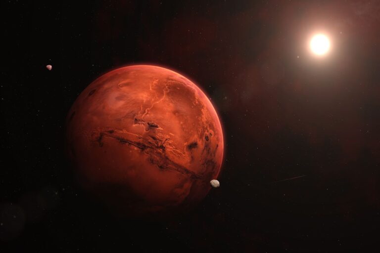 Le prochain « baiser » Lune – Mars sera immergé dans les Pléiades, ne manquons pas le spectacle céleste romantique