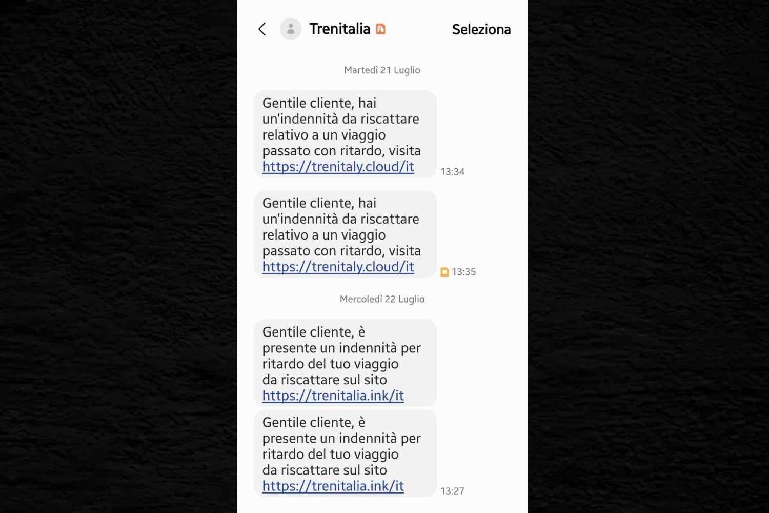 Trenitalia faux 2