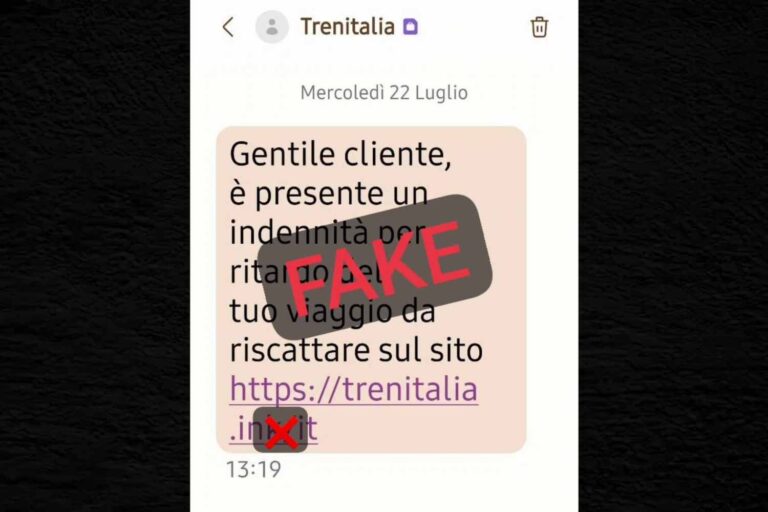 Trenitalia, l'arnaque au pseudo-remboursement : notre rédaction fait aussi partie des cibles des faux SMS