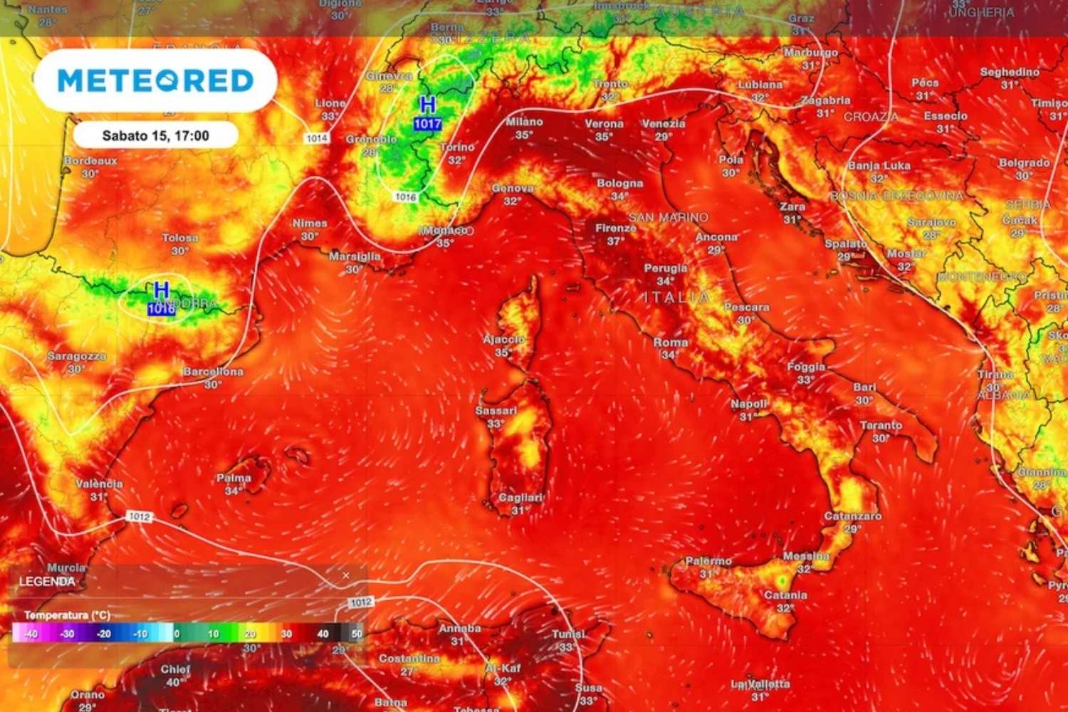 meteo ferragosto 26