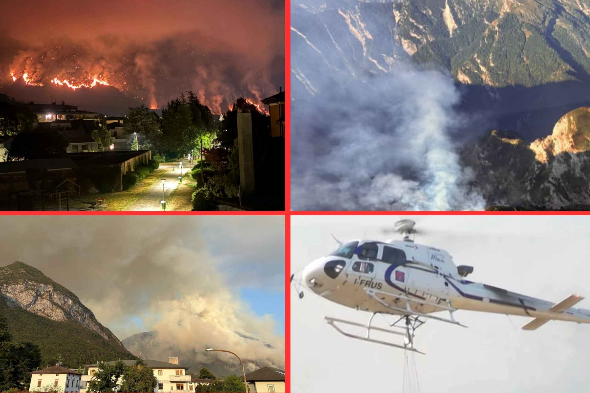 Le Frioul brûle : forêts en feu et maisons évacuées