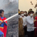 Il éteint les incendies déguisé en Superman : ce jeune de 17 ans est devenu le symbole de la lutte contre les incendies en Indonésie
