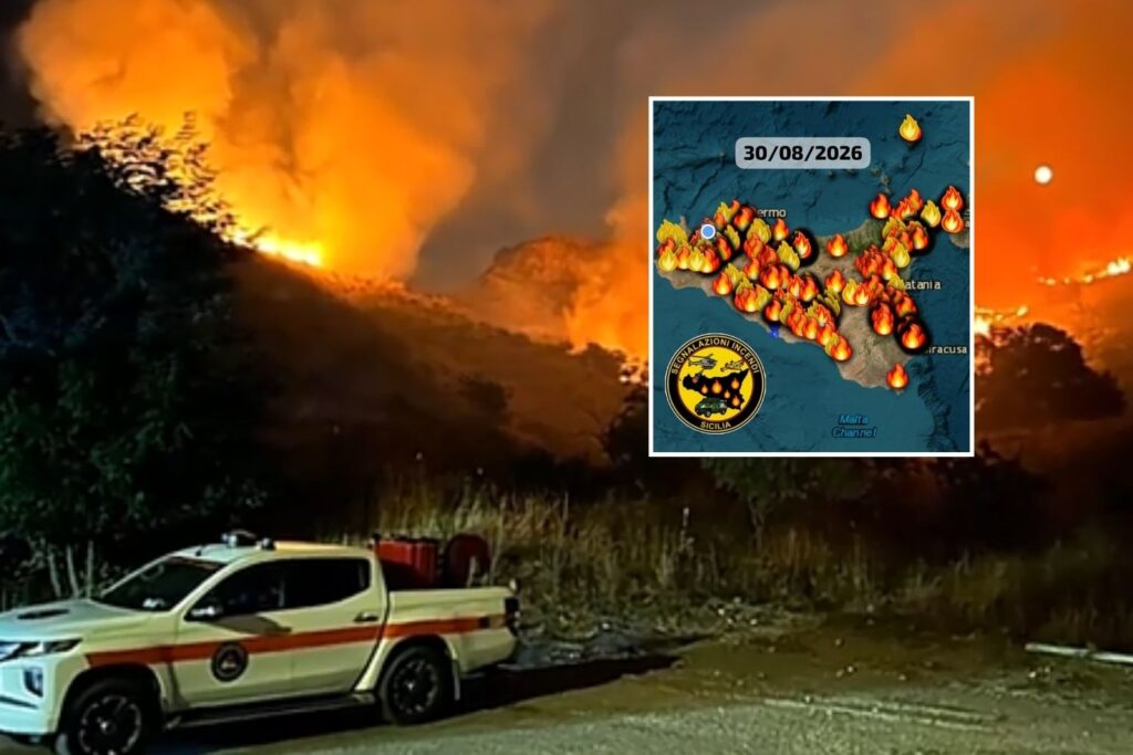 incendi sicilia 2026