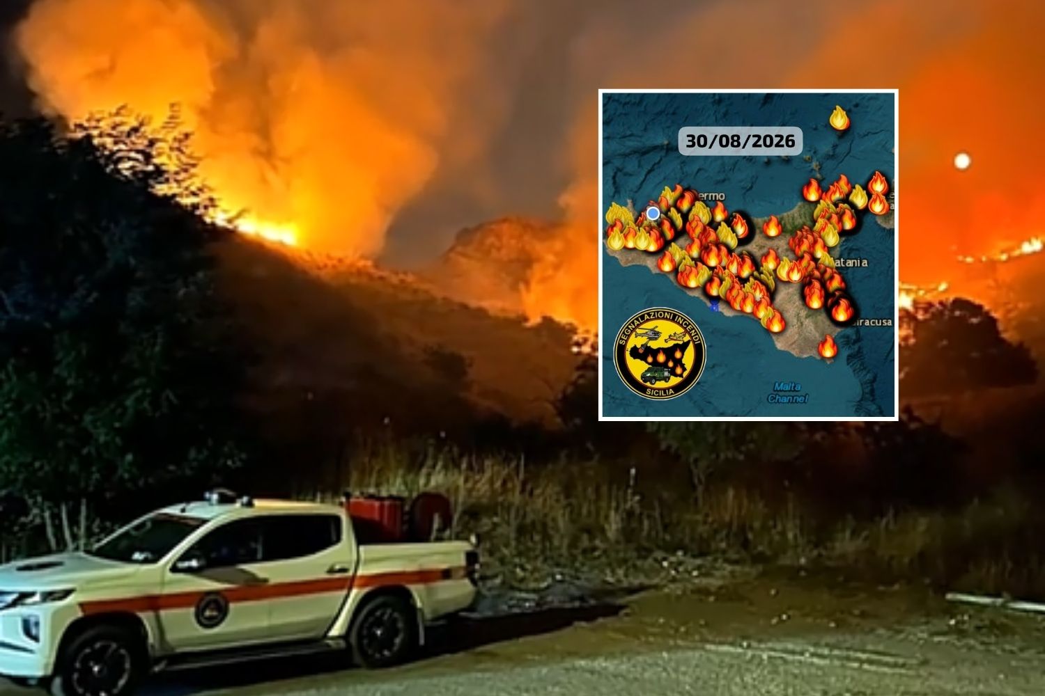 incendi sicilia 2026