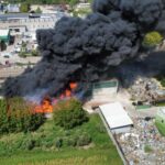 Airola, incendie toujours actif après trois jours : les dioxines doublent presque le seuil