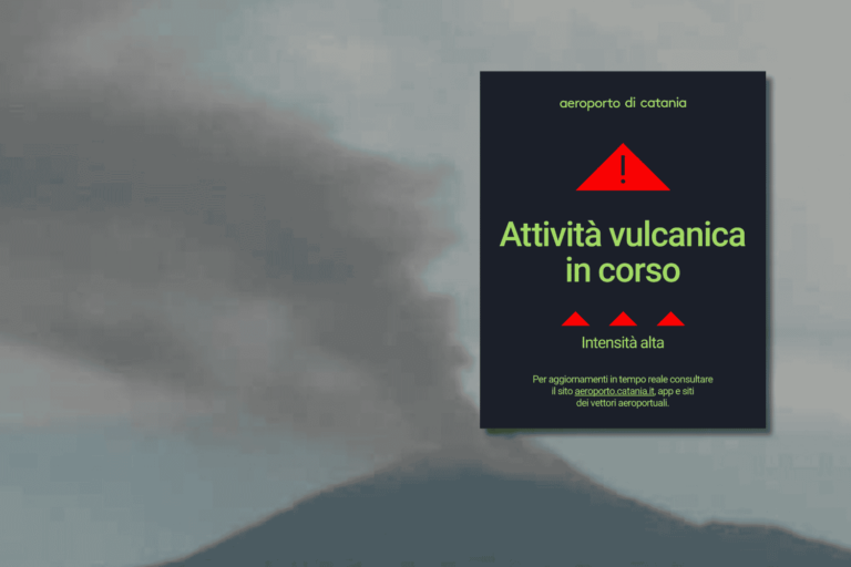 Etna en éruption, alerte rouge déclenchée pour le nuage volcanique de 4 km de haut : vols suspendus à l'aéroport de Catane