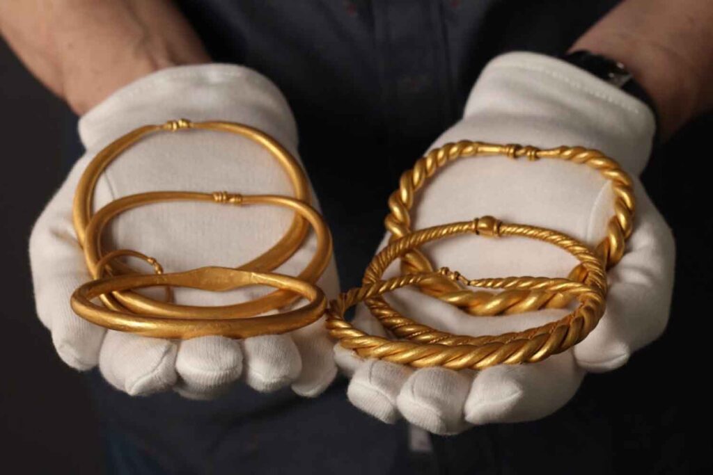 Danimarca tesoro vichingo bracciali