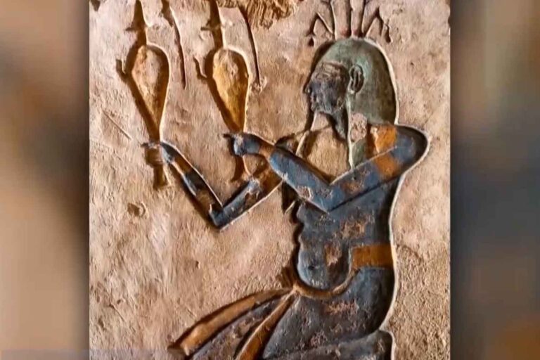 Les archéologues mettent au jour le dieu du Nil après 2500 ans : 4 reliefs avec Hapi découverts dans le temple d'Osiris