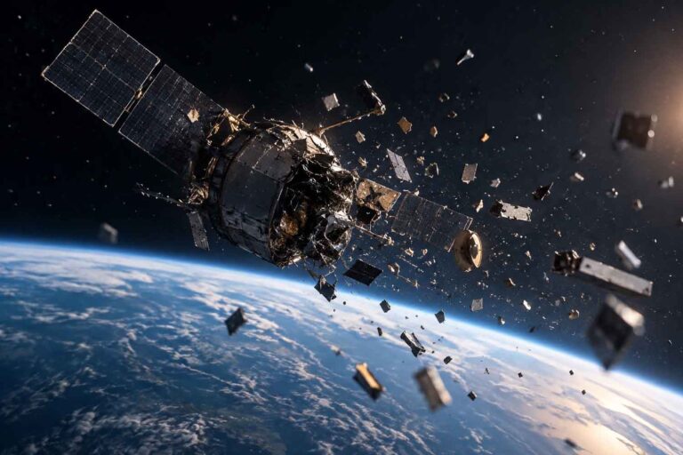 Un satellite espion américain a mystérieusement explosé à 775 km de la Terre : les débris pourraient déclencher le syndrome de Kessler