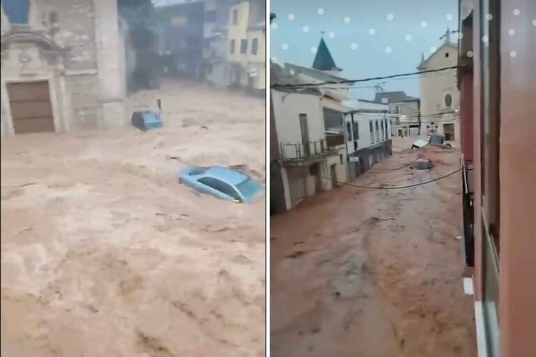 L'Espagne submergée par la pluie : 142 litres en quelques heures à Madrigueras, une femme de 102 ans décède