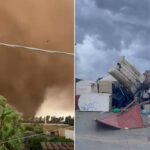 Une double trombe dévaste la région de Trapani : une école endommagée et des voitures renversées, des enfants sont blessés