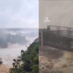 Les chutes d'Iguazú fermées, submergées par une crue impressionnante : 12 millions de litres d'eau par seconde (et El Niño n'y est pas pour rien)