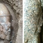 En travaillant son champ, un agriculteur trouve une pierre rose : c'était un morceau d'une statue colossale de Ramsès II