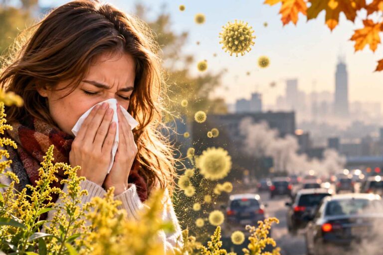 La saison des allergies d'automne s'allonge et la cause est la pollution de l'air, selon une étude italienne