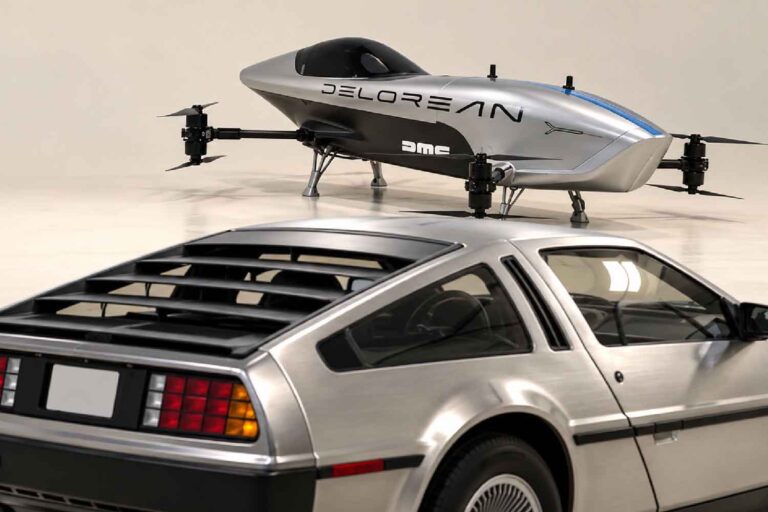 La DeLorean prend son envol 40 ans après Retour vers le futur : elle parcourra les cieux avec Airspeeder