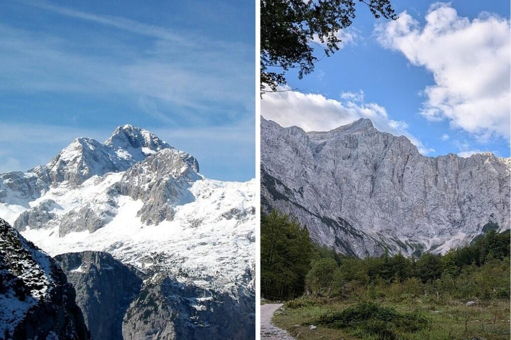 fusione ghiacciaio Triglav